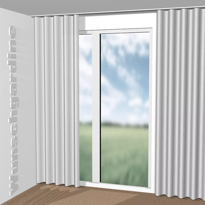 Wellenvorhang aus Backdrop CH2816/091
