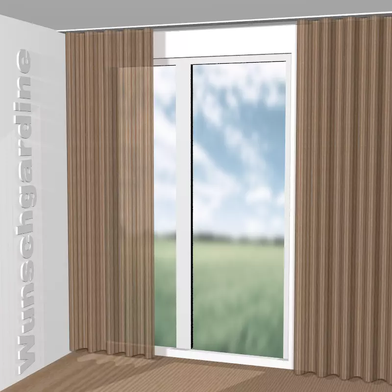 Wellenvorhang aus Bando JA6177-060