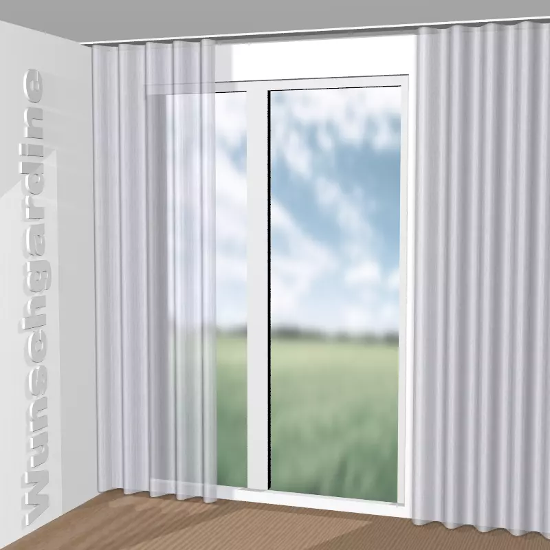 Wellenvorhang aus Bando JA6177-090