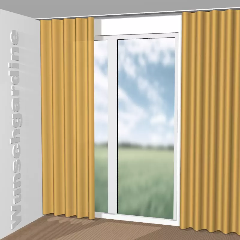 Wellenvorhang aus Barley JA6073-041
