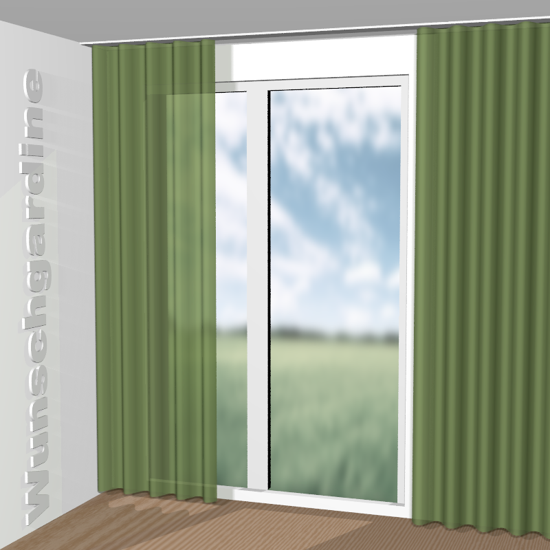 Wellenvorhang aus Beverly JA1079-030