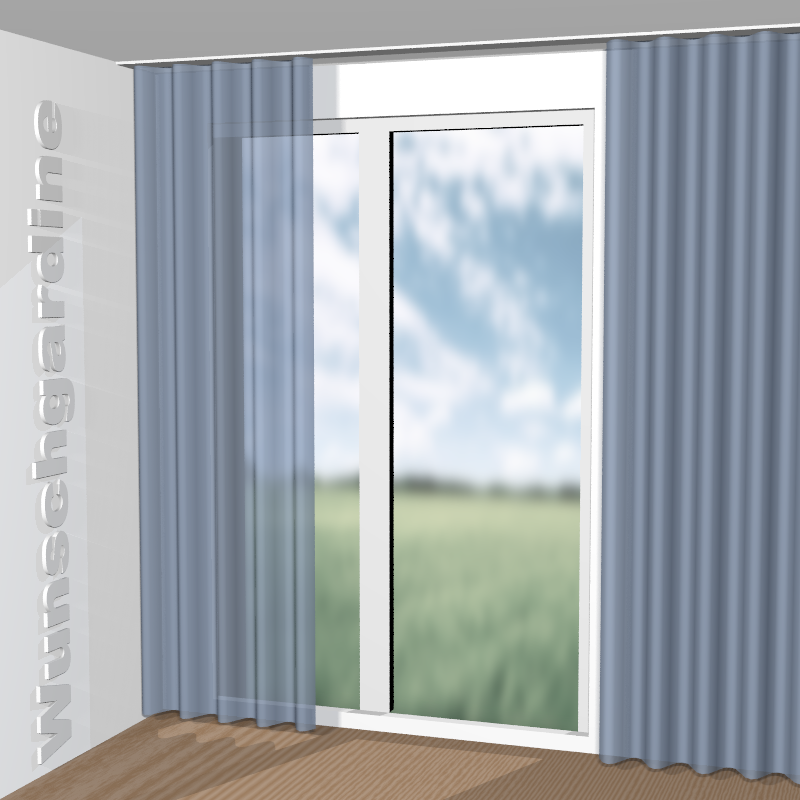 Wellenvorhang aus Beverly JA1079-050