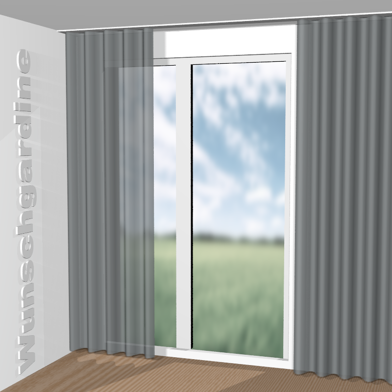 Wellenvorhang aus Beverly JA1079-091