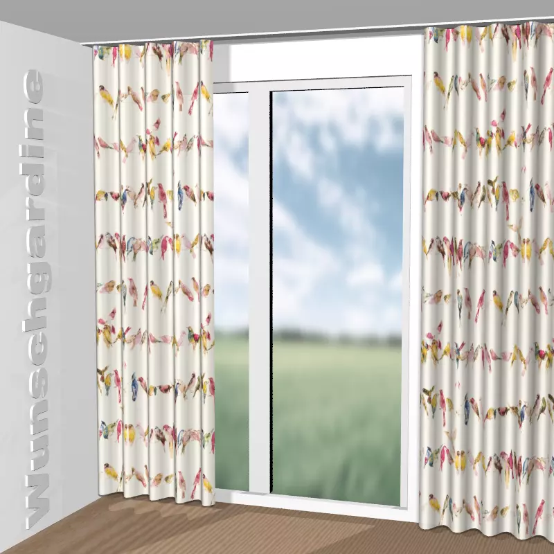 Wellenvorhang aus Birdsong CH2718/060