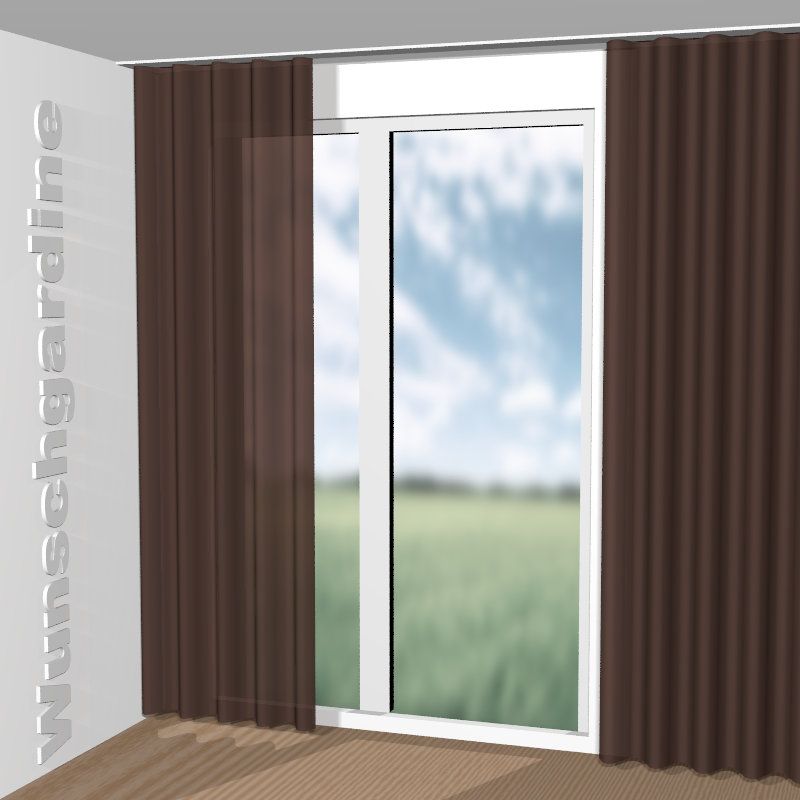 Wellenvorhang aus Black Moon JA6185-025