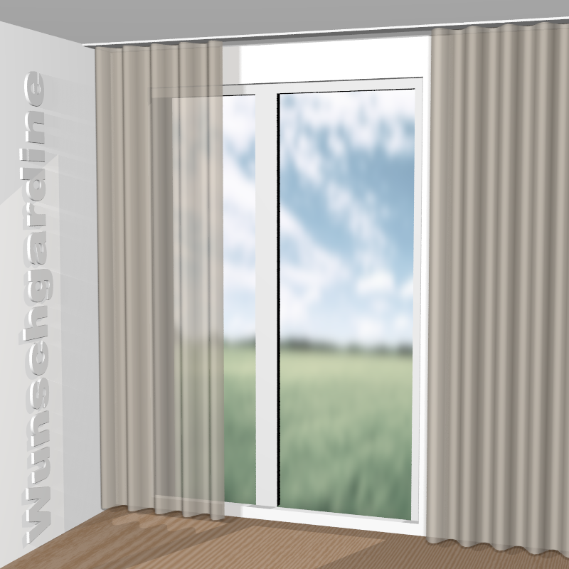 Wellenvorhang aus Black Moon JA6185-073