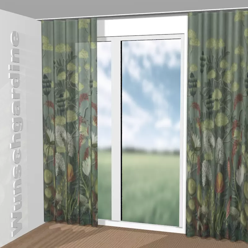 Wellenvorhang aus Blossom Heart CH3120/030