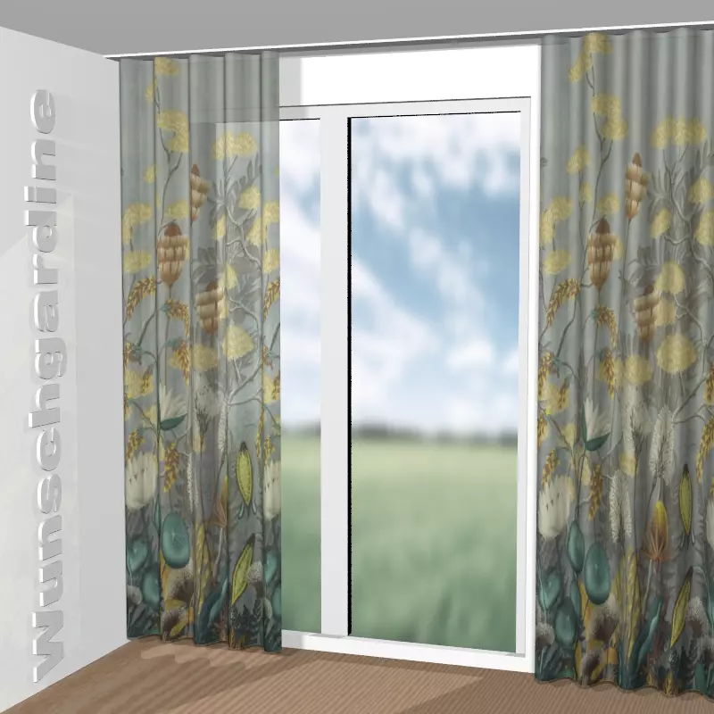 Wellenvorhang aus Blossom Heart CH3120/040