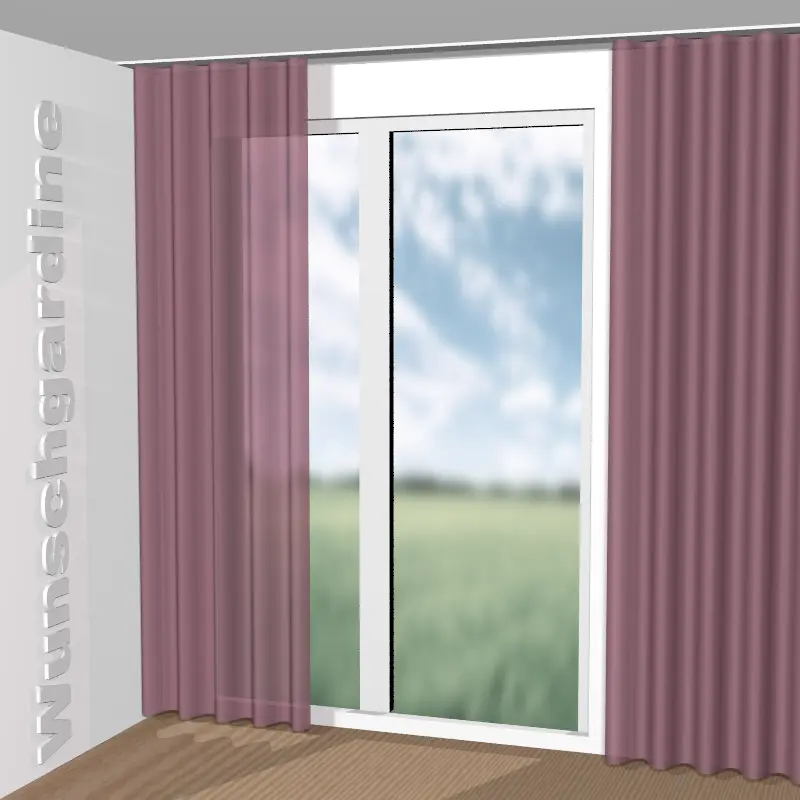 Wellenvorhang aus Bob JA6157-062