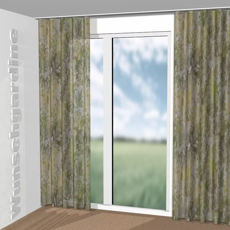 Wellenvorhang aus Bohemian World CA1658/030