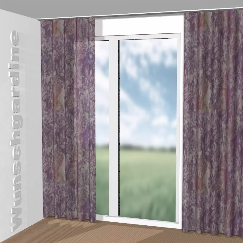 Wellenvorhang aus Bohemian World CA1658/060