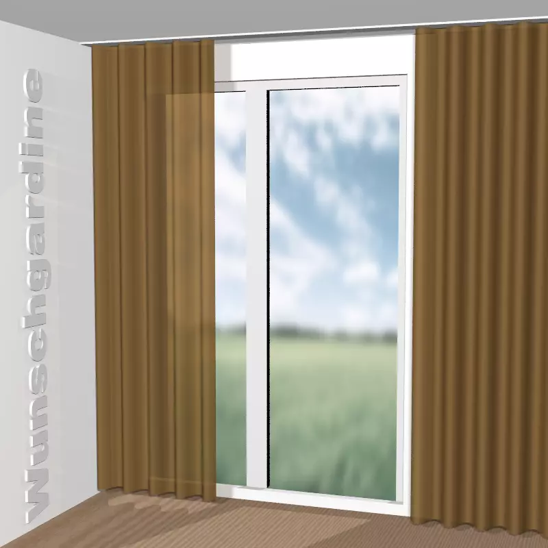 Wellenvorhang aus Boom CH3070/040