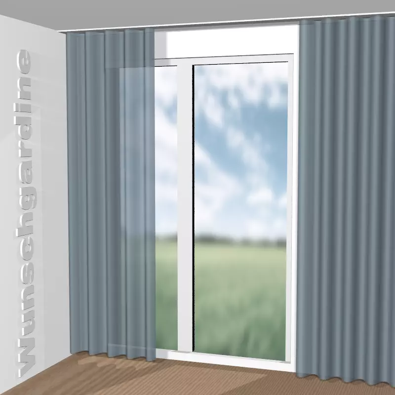 Wellenvorhang aus Boom CH3070/050