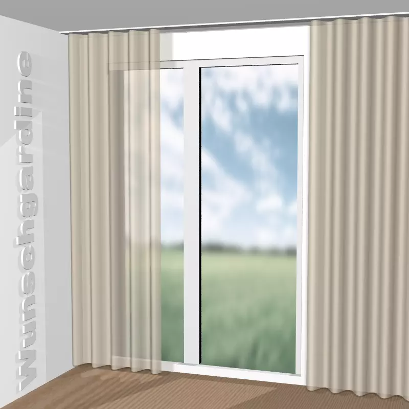 Wellenvorhang aus Boom CH3070/070