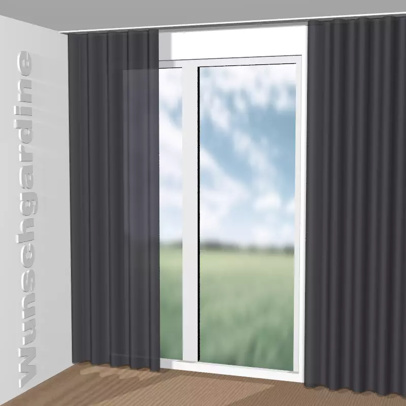 Wellenvorhang aus Boom CH3070/083