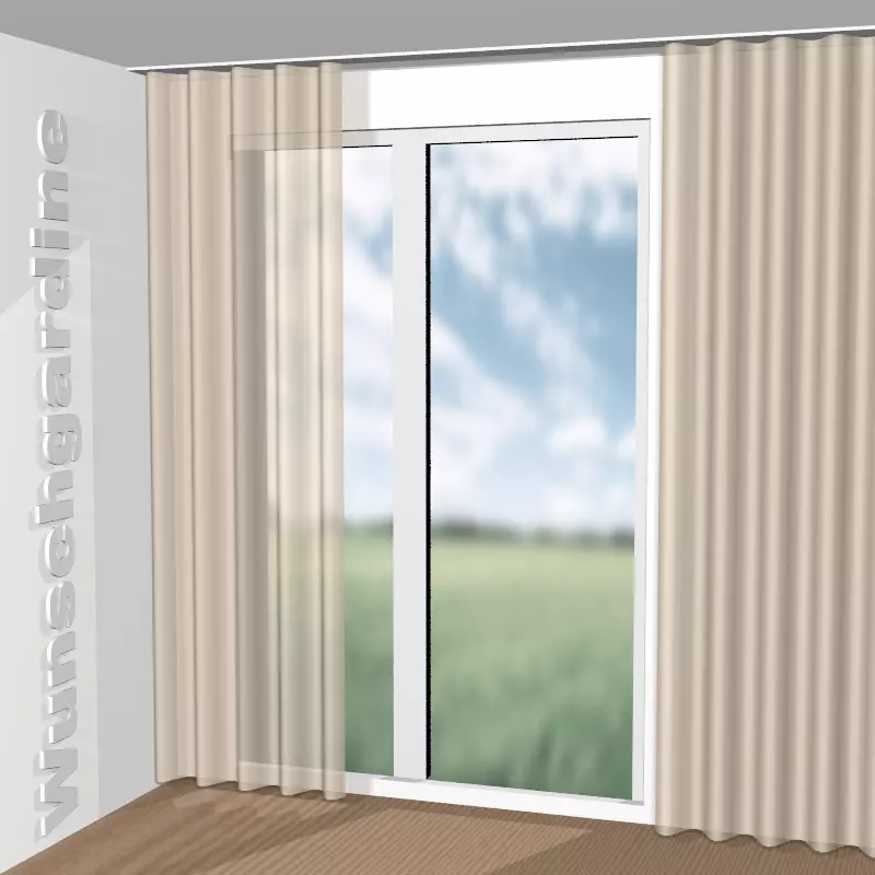 Wellenvorhang aus Bradley JA6126-072