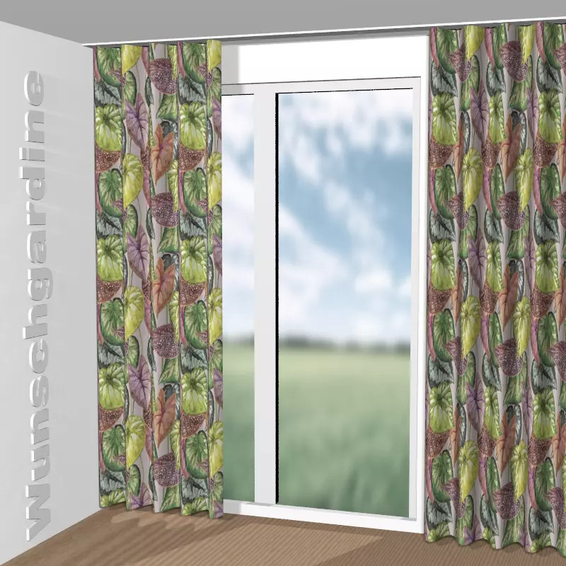Wellenvorhang aus Bromelia JA8040-060