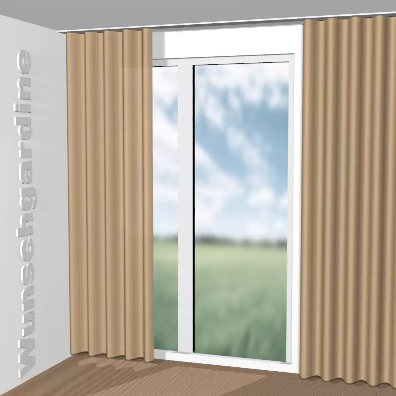 Wellenvorhang aus Cameron 1-1286-073