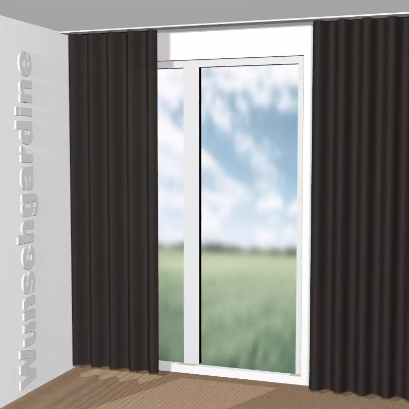 Wellenvorhang aus Cameron 1-1286-094