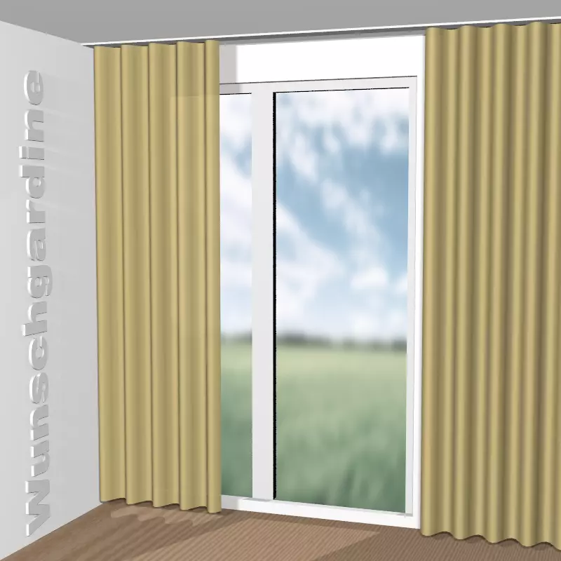 Wellenvorhang aus Canvas Fr GS7000-041