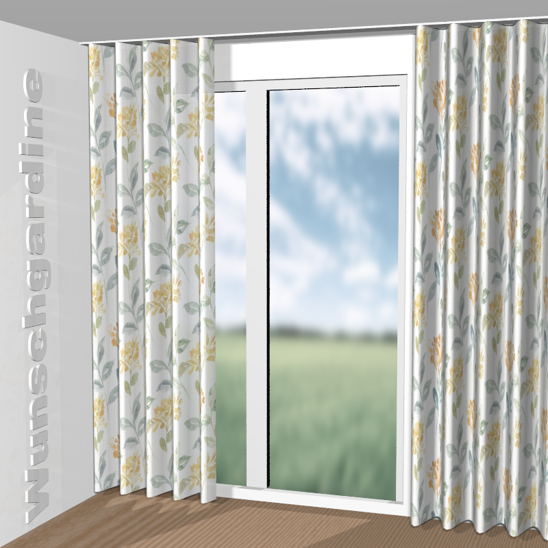 Wellenvorhang aus Carolina GS4094-040