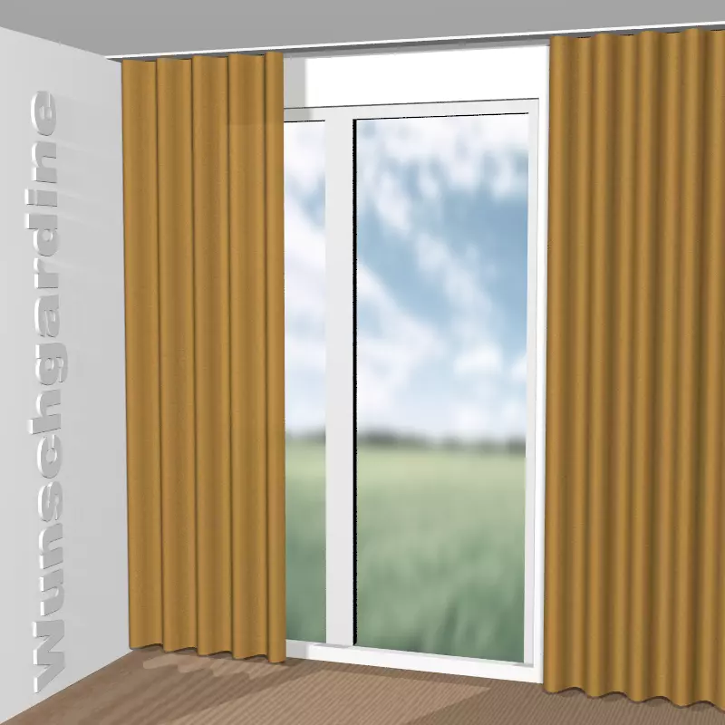 Wellenvorhang aus Cassia JA2063-041