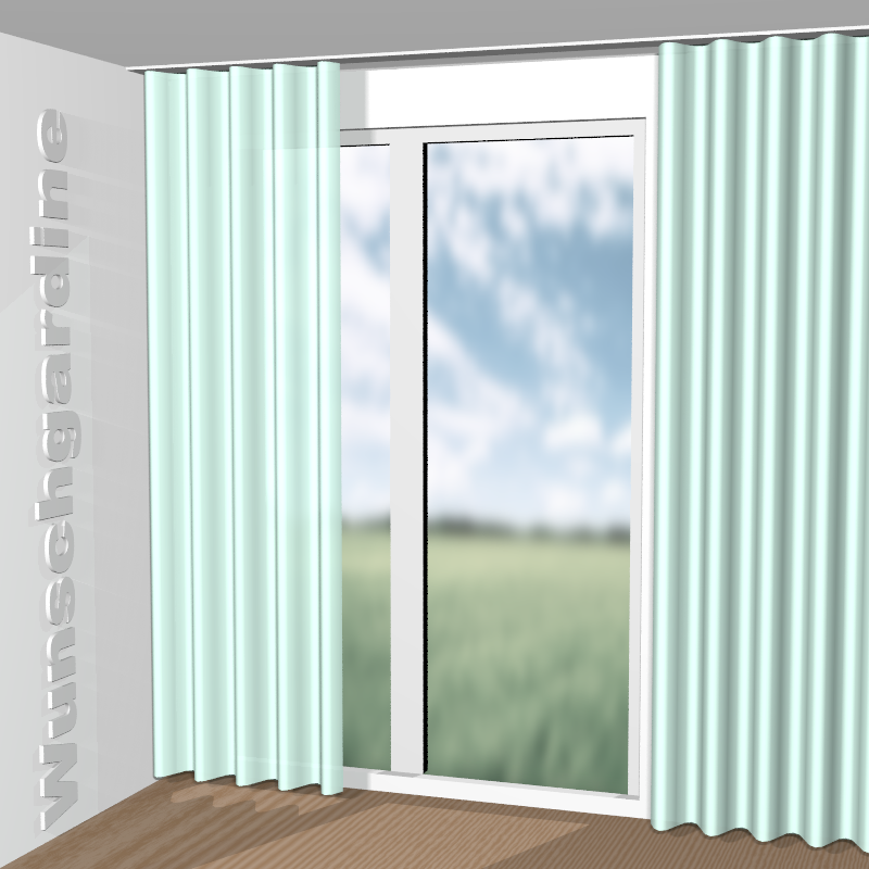 Wellenvorhang aus Cedro 11038-664