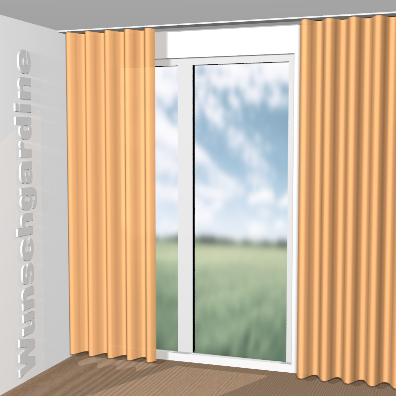 Wellenvorhang aus Cedro 11038-815