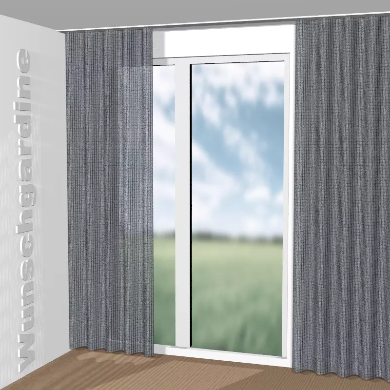 Wellenvorhang aus Charming Cross JA2083-051