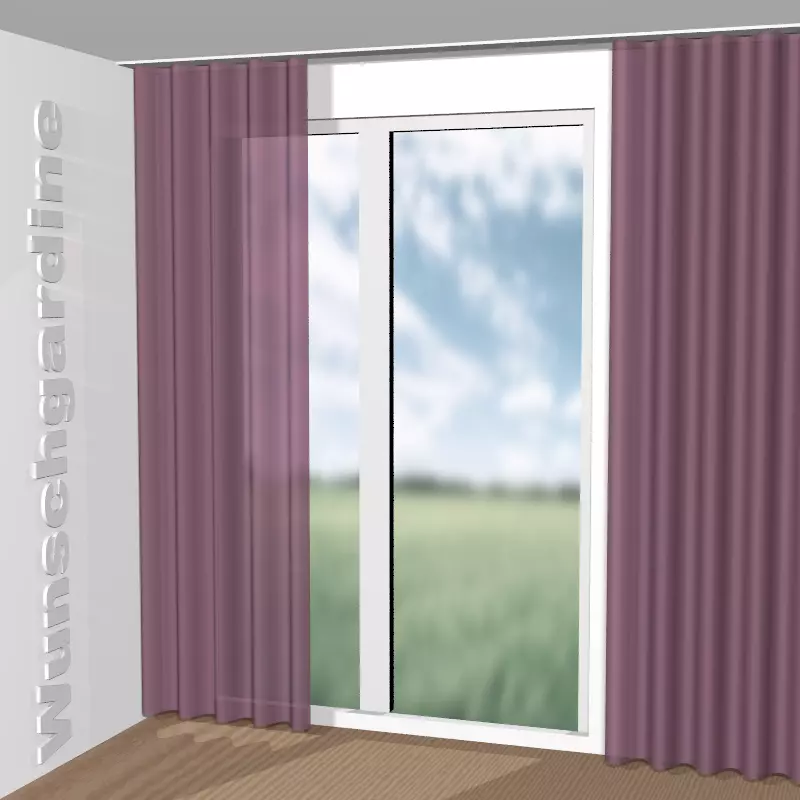 Wellenvorhang aus Chiara 1-6604-084