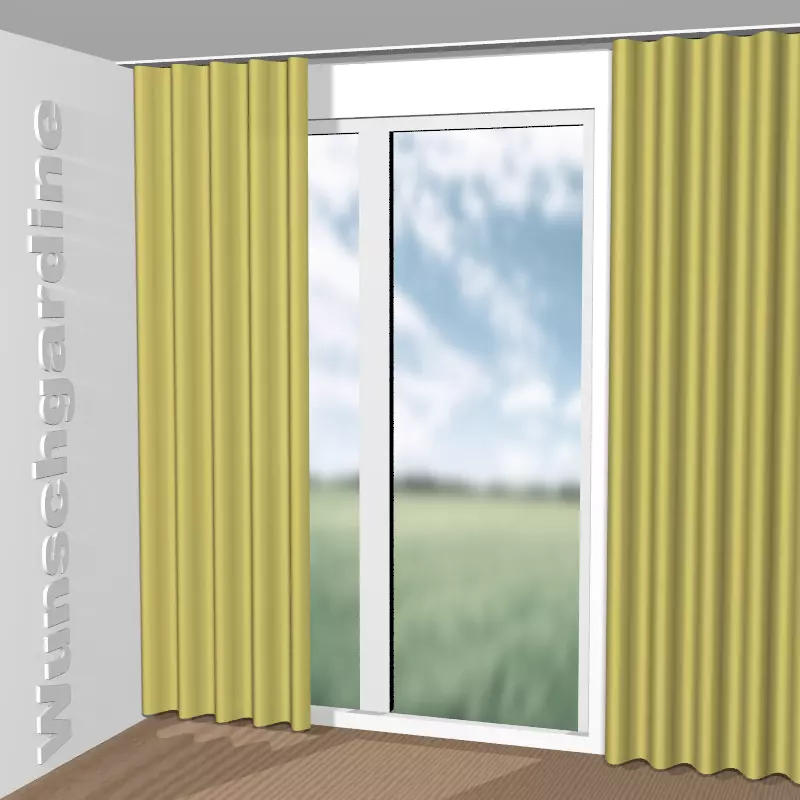 Wellenvorhang aus Chintz 1-6823-034