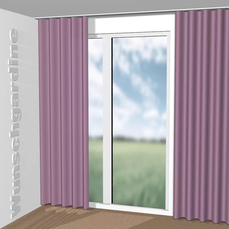 Wellenvorhang aus Chintz 1-6823-160