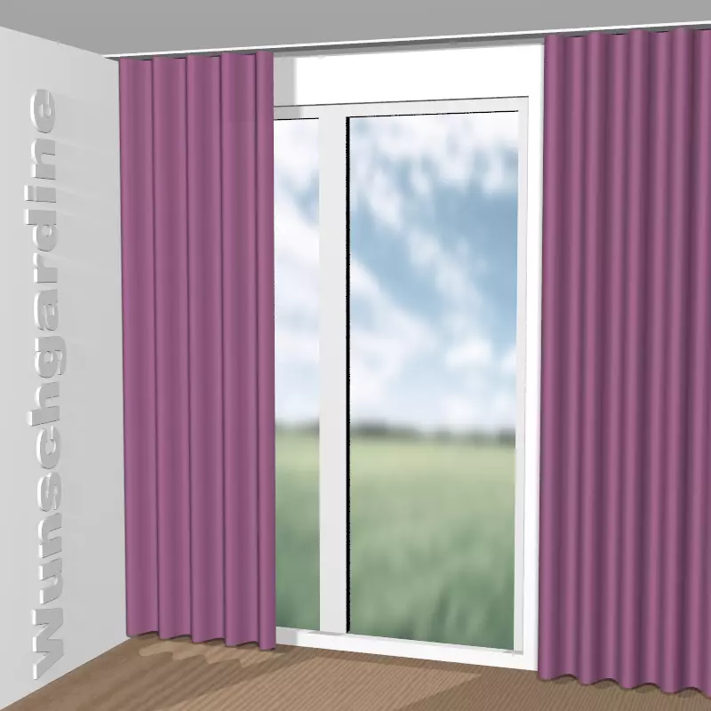 Wellenvorhang aus Chintz 1-6823-161