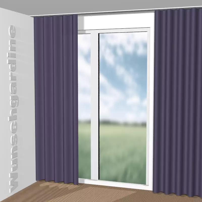 Wellenvorhang aus Chintz 1-6823-183