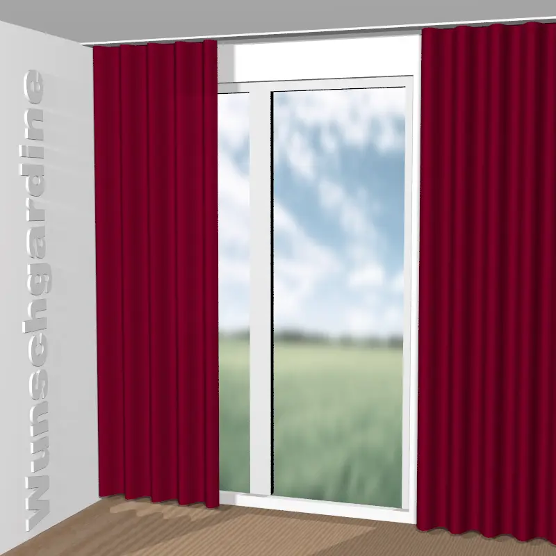 Wellenvorhang aus City Velvet Reloaded CA7832/019