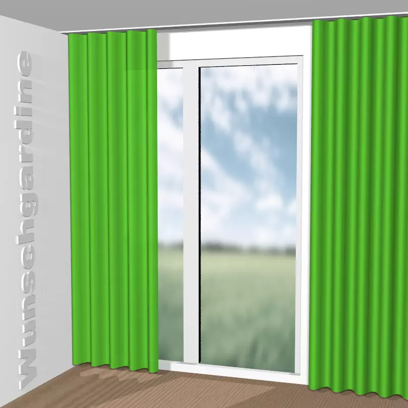 Wellenvorhang aus City Velvet Reloaded CA7832/036