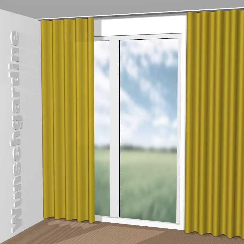 Wellenvorhang aus City Velvet Reloaded CA7832/043