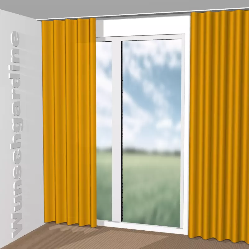 Wellenvorhang aus City Velvet Reloaded CA7832/046