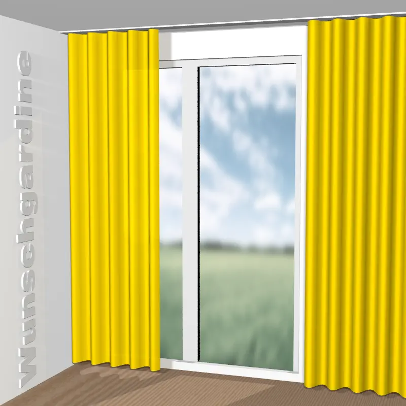 Wellenvorhang aus City Velvet Reloaded CA7832/049