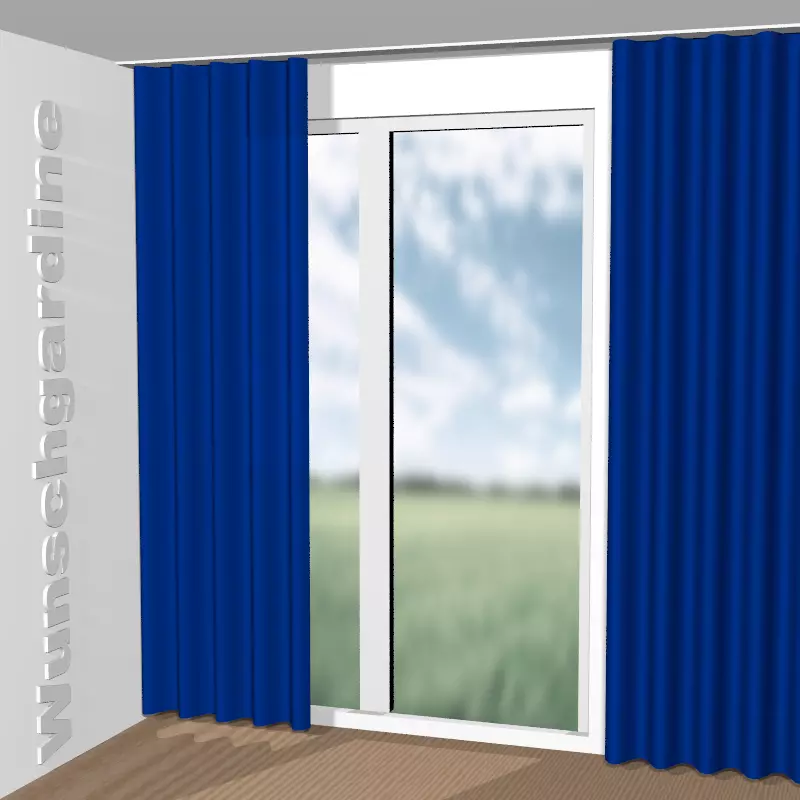 Wellenvorhang aus City Velvet Reloaded CA7832/053