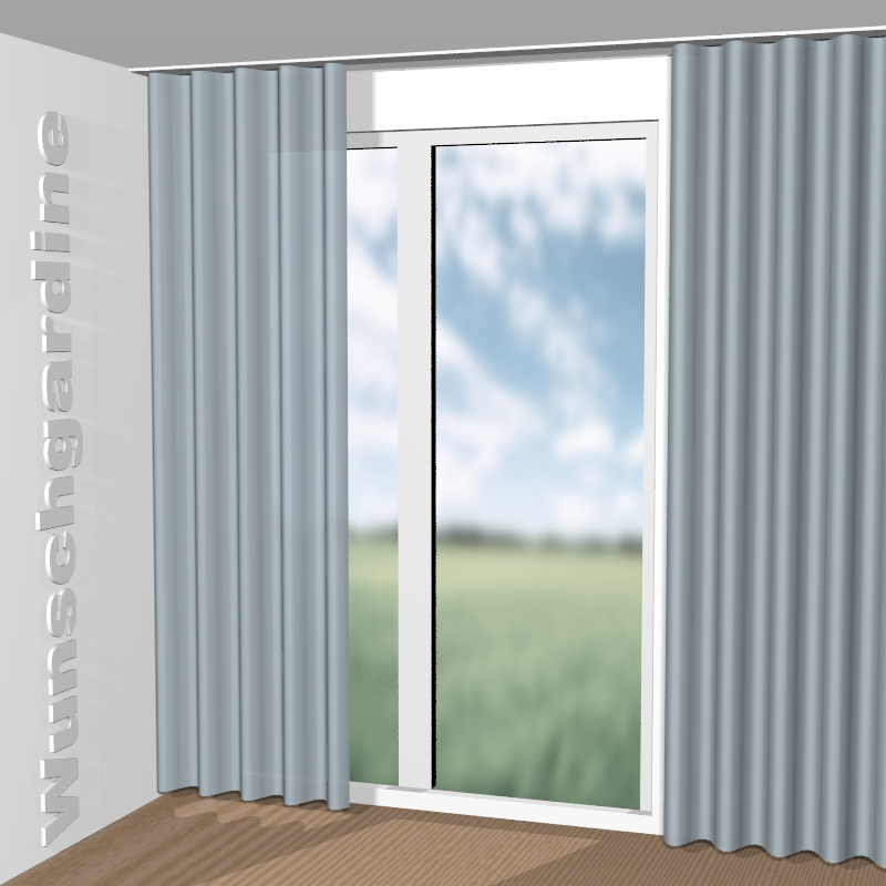 Wellenvorhang aus City Velvet Vol.2 CA7832/151