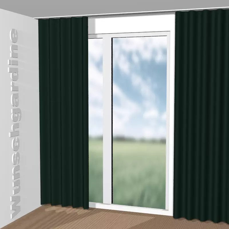 Wellenvorhang aus City Velvet Reloaded CA7832/231