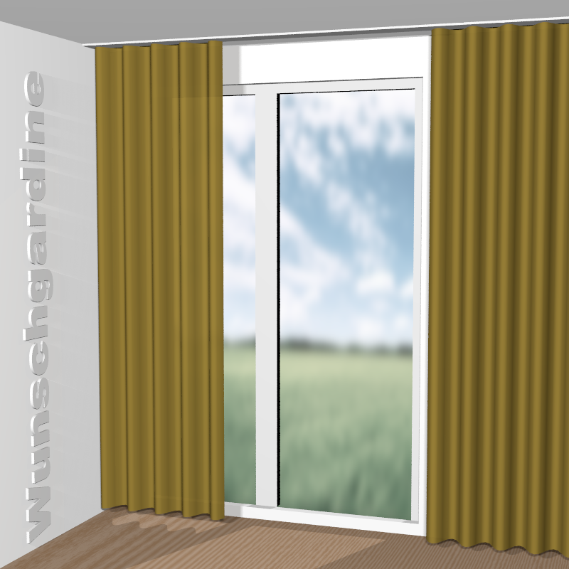 Wellenvorhang aus City Velvet Vol.2 CA7832/338