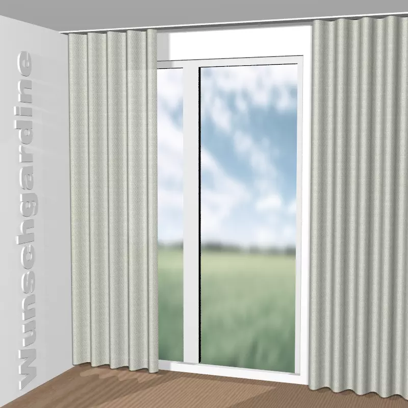 Wellenvorhang aus Clarence CH3041/080