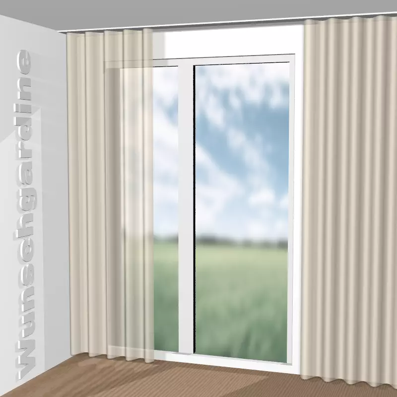 Wellenvorhang aus Congo CA1423/070