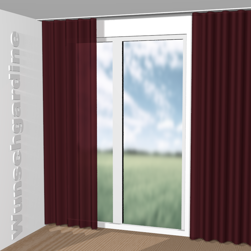 Wellenvorhang aus Cordy JA3020-012