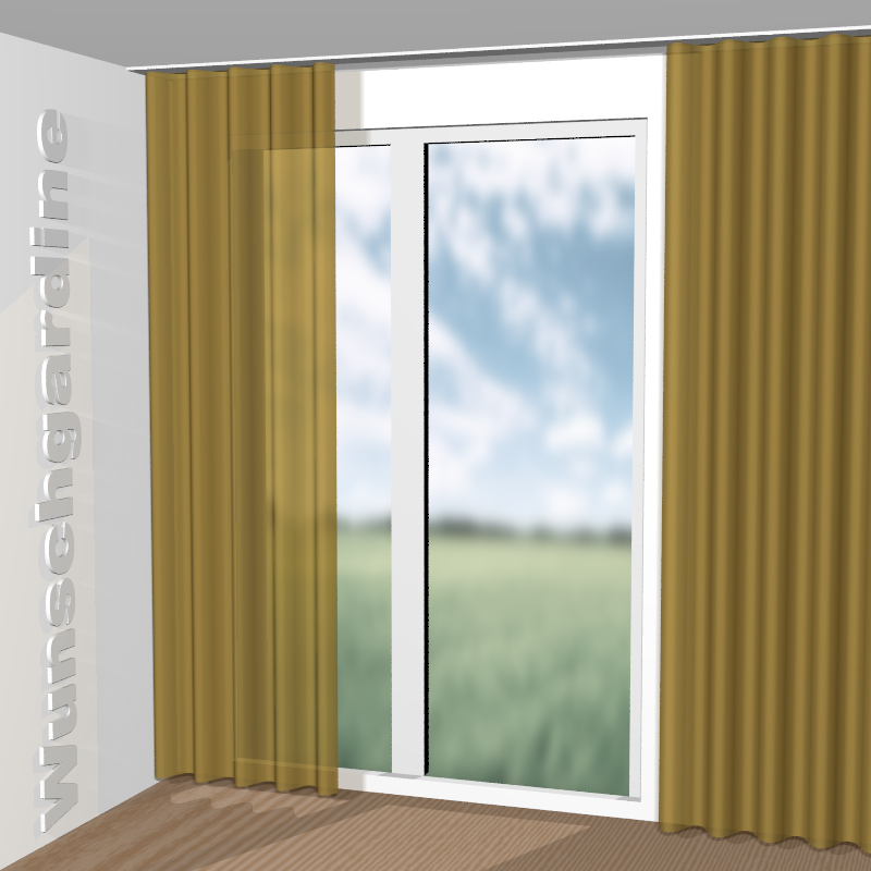 Wellenvorhang aus Cordy JA3020-040