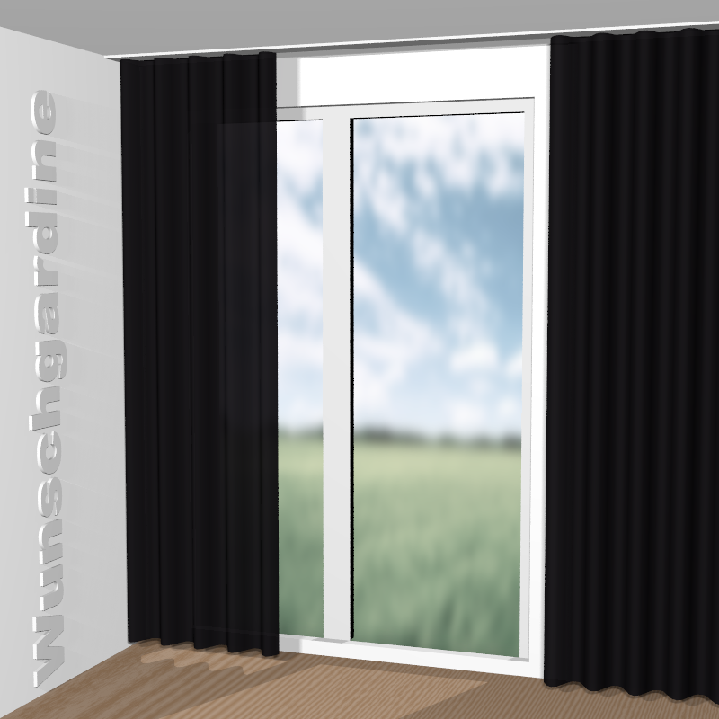 Wellenvorhang aus Cordy JA3020-099