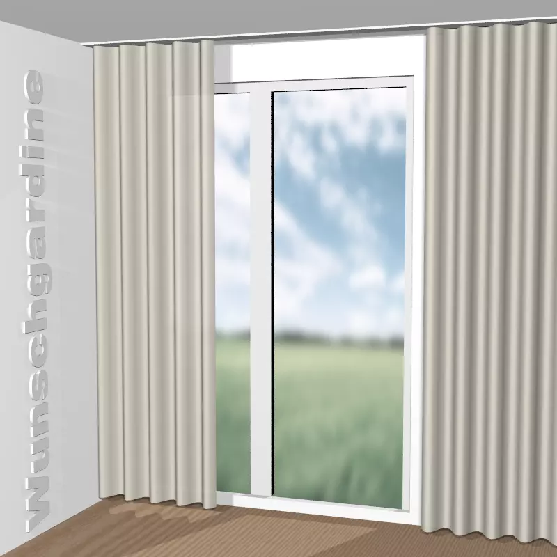 Wellenvorhang aus Cotone 1-6901-072