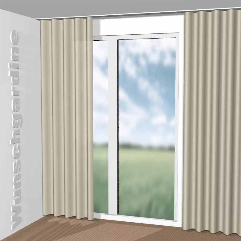 Wellenvorhang aus Cotone 1-6901-074